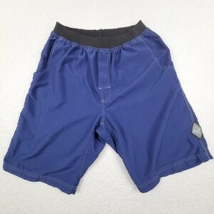 Prana Breathe Board Shorts Mens Large L Measures‎ 28 x 10" Inseam Blue Outdoor